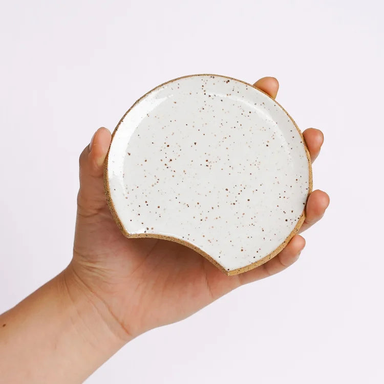 Speckled Ceramic Spoon Rest