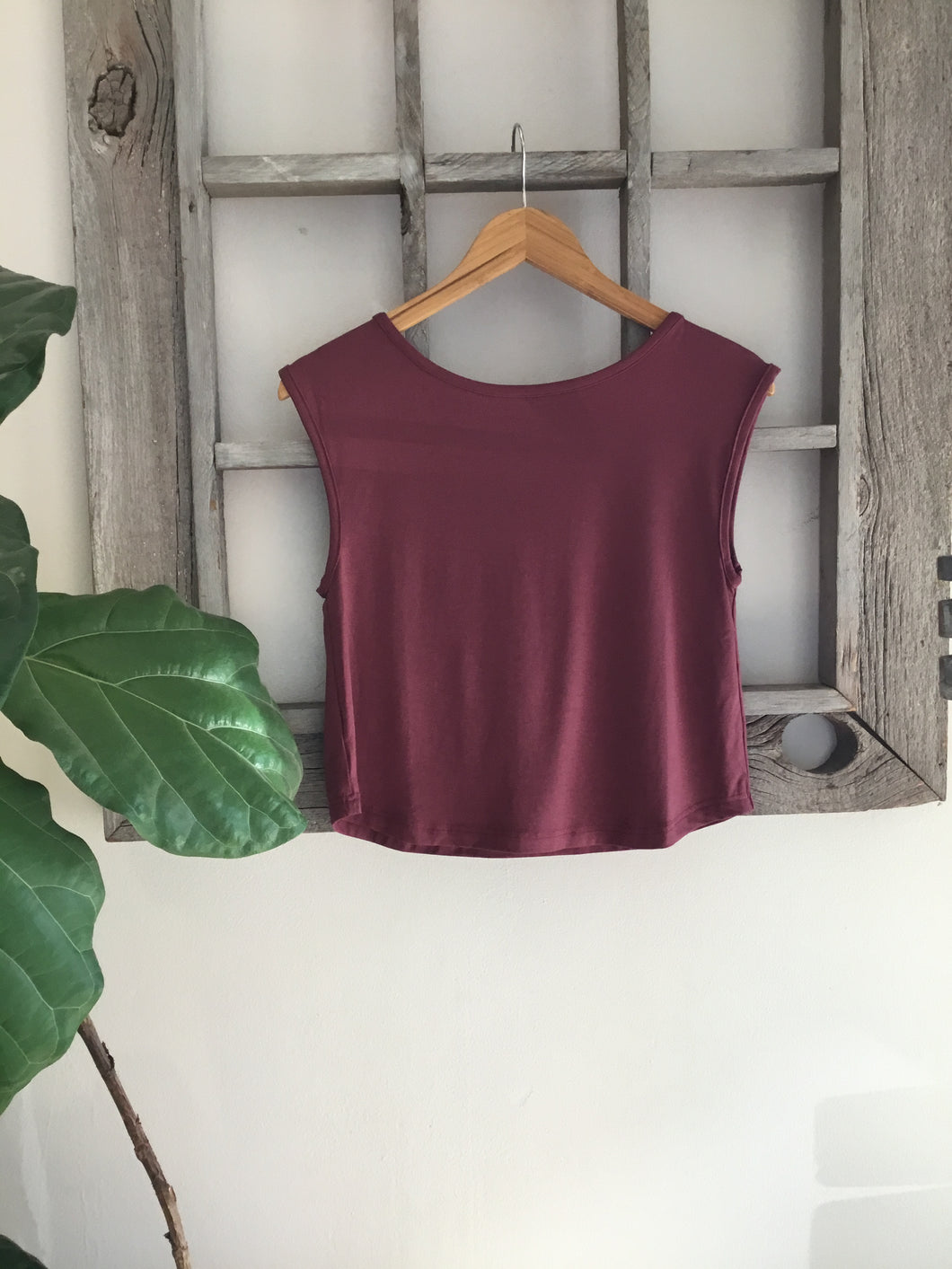 Croppish Tee - Boysenberry