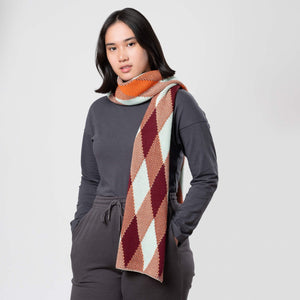 Argyle Big Knit Scarf