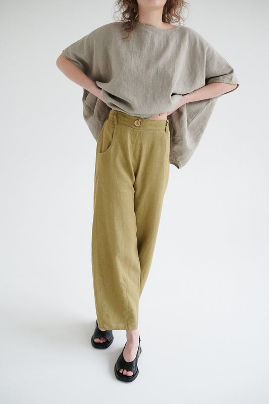 Frankie Pants in Olive