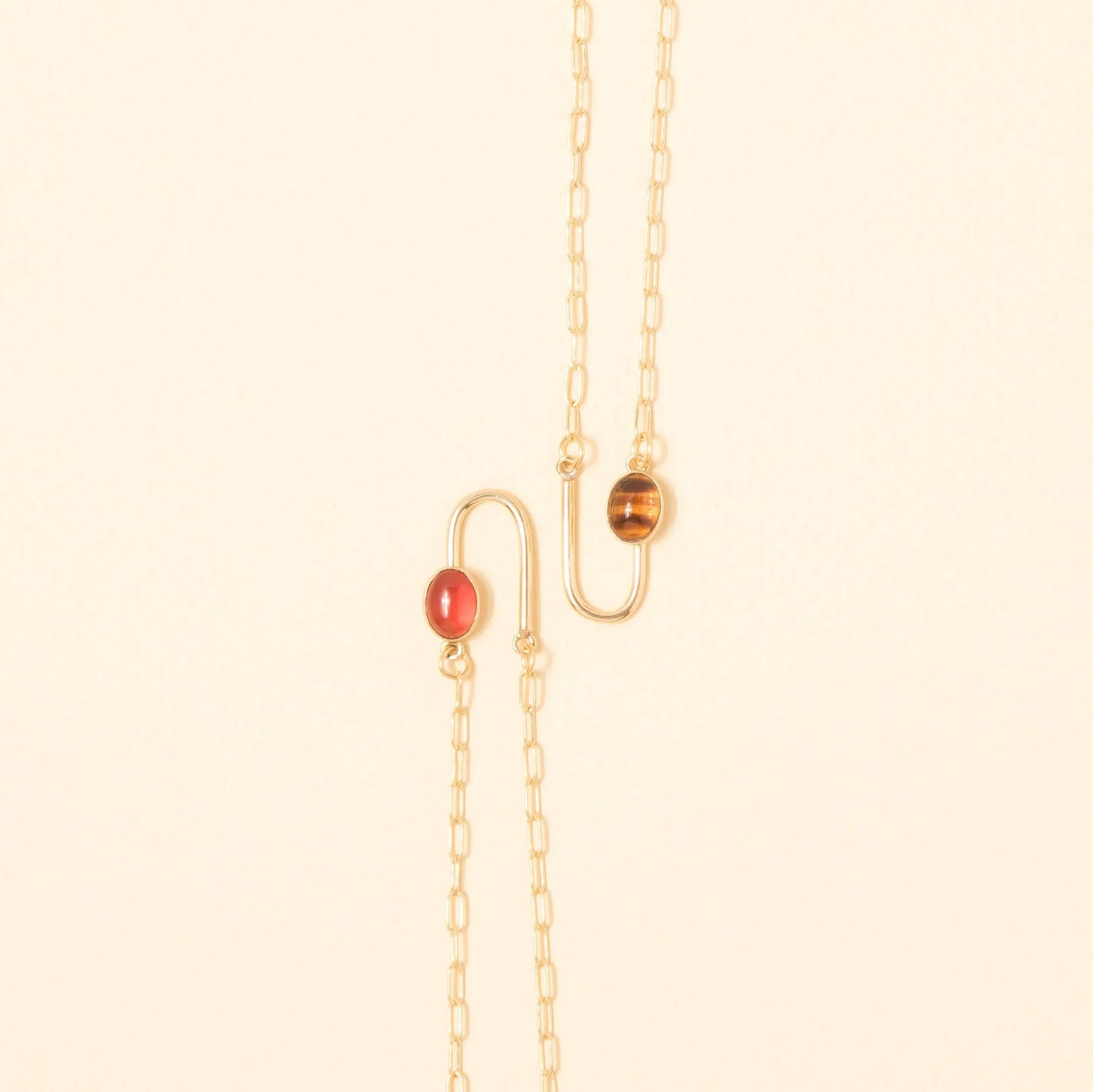 Tortoise Asymmetrical Arch Necklace