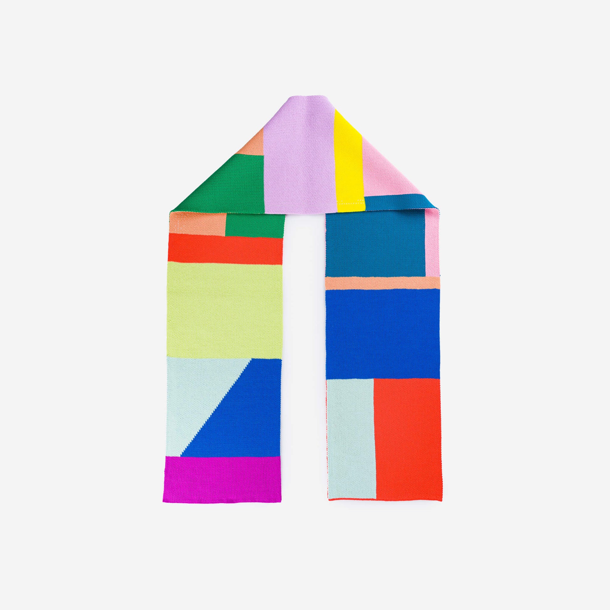 Mismatch Big Scarf in Rainbow