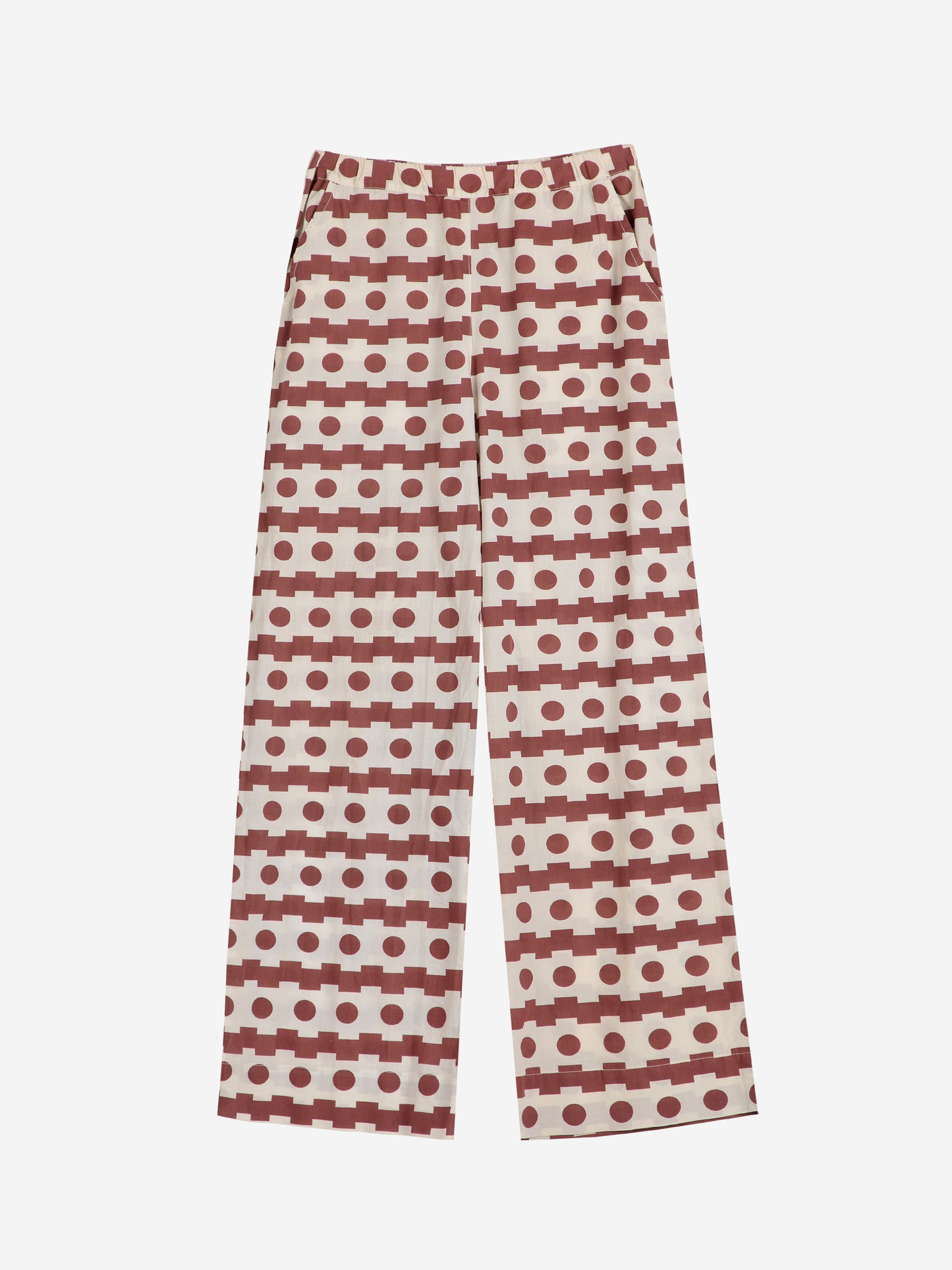 Geometric Relaxed Trousers