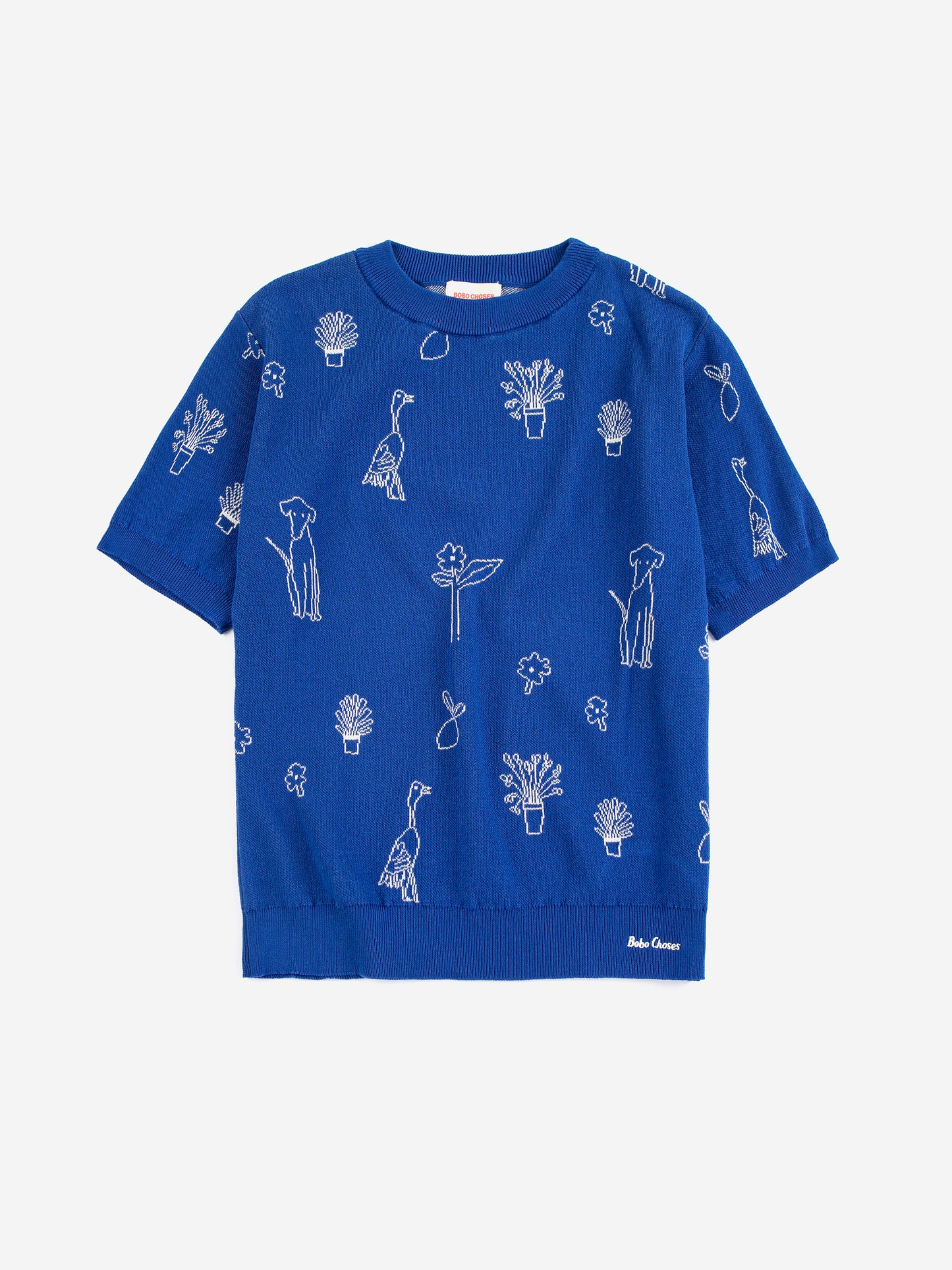 Summer Trip Cobalt Cotton Jumper