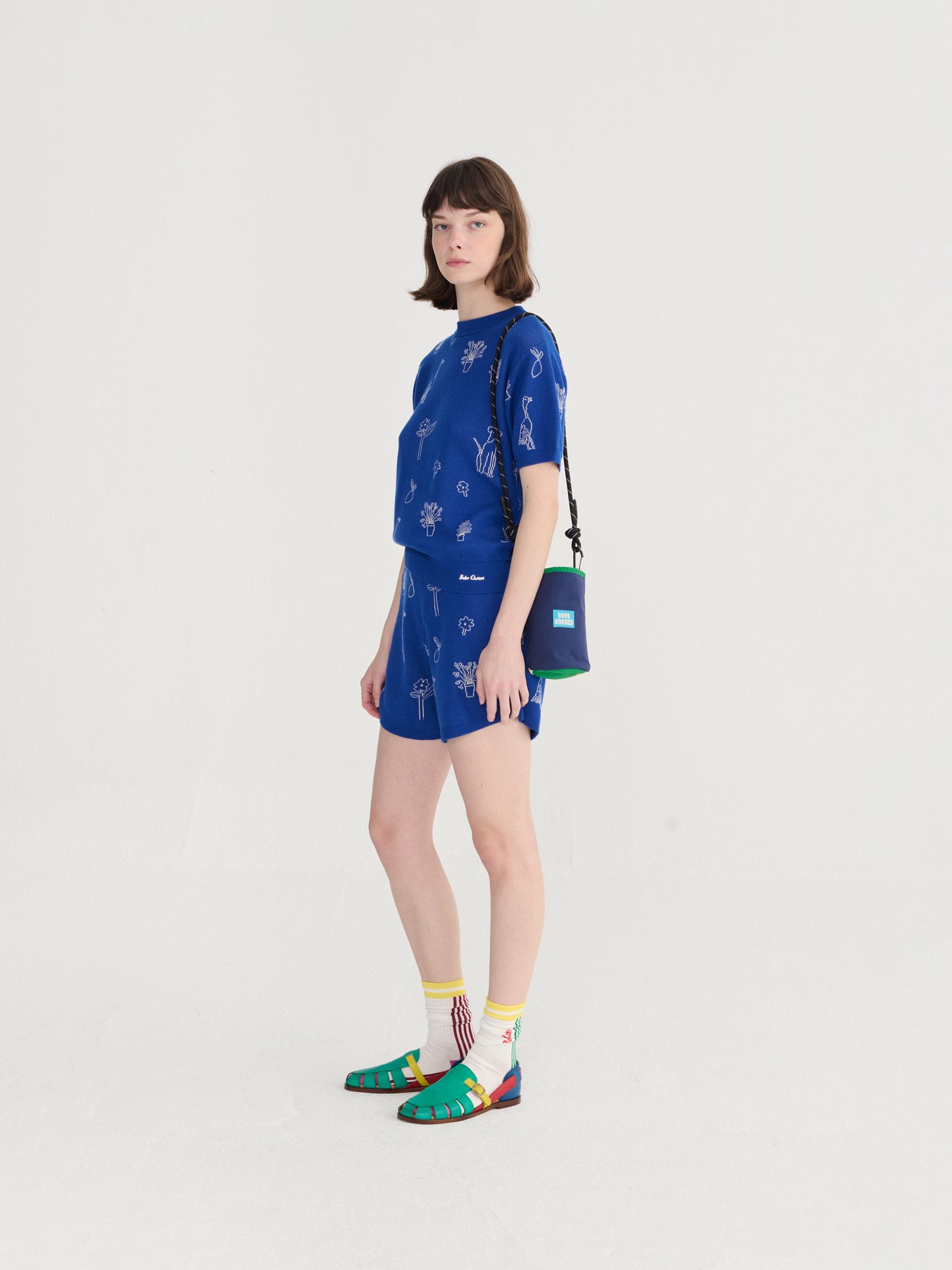 Summer Trip Cobalt Cotton Jumper