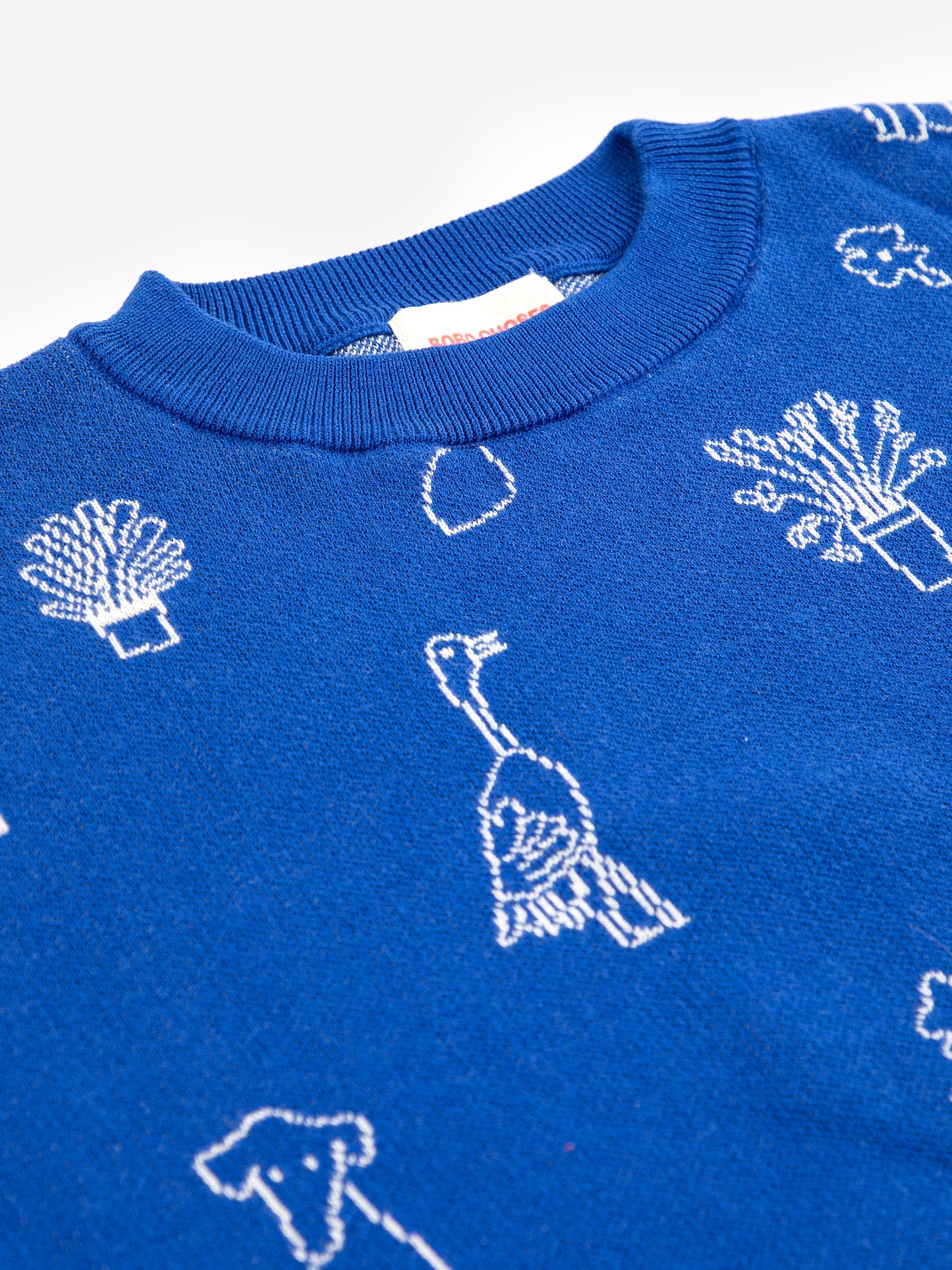 Summer Trip Cobalt Cotton Jumper