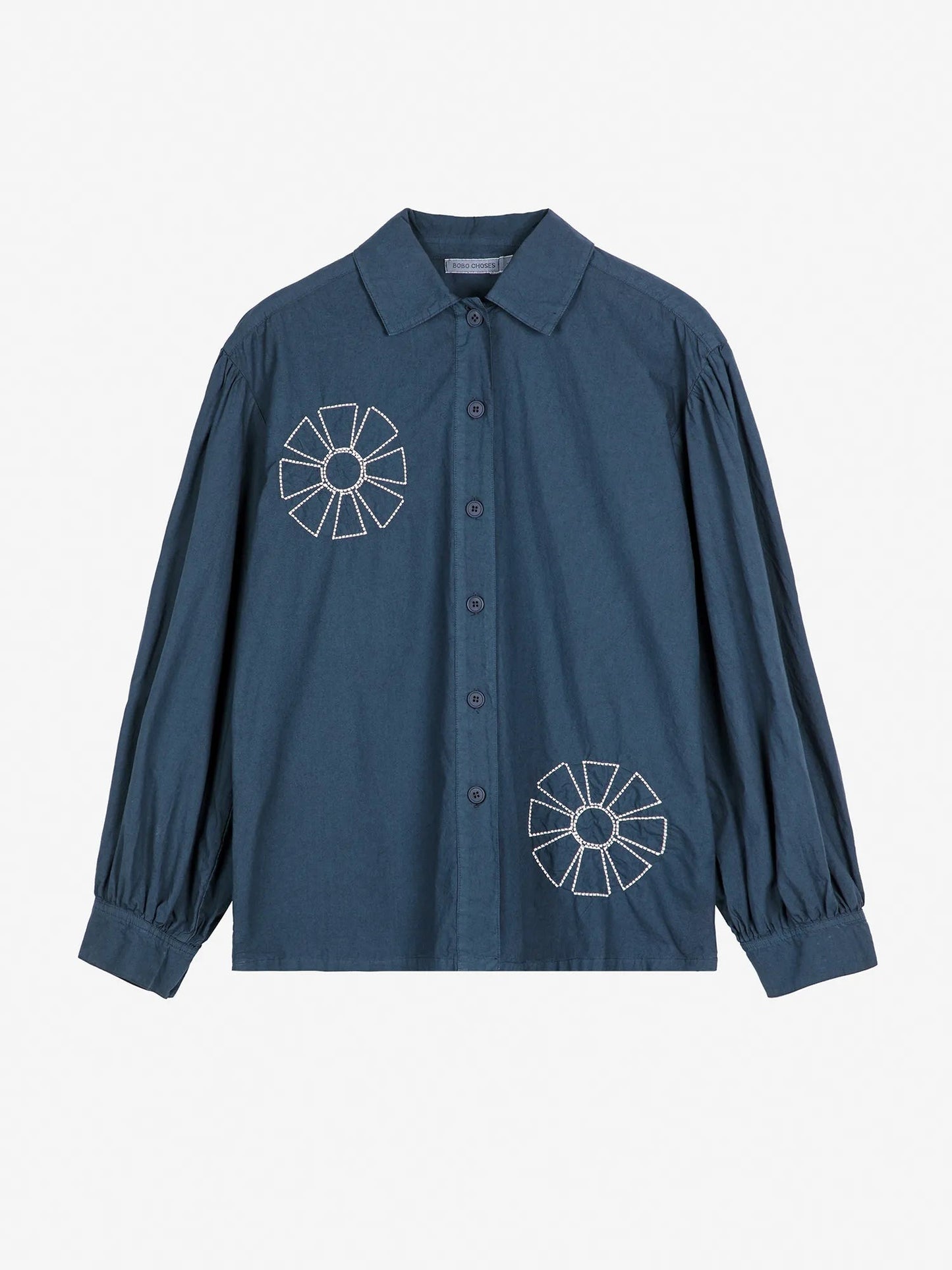 Embroidered Daisy Shirt