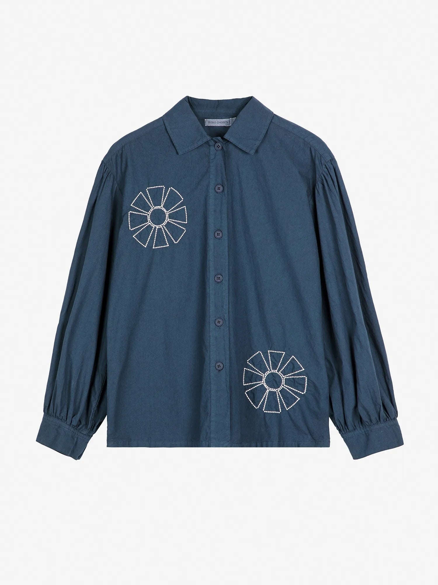 Embroidered Daisy Shirt
