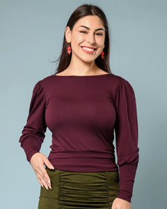 Squasht Debbie Top in Black