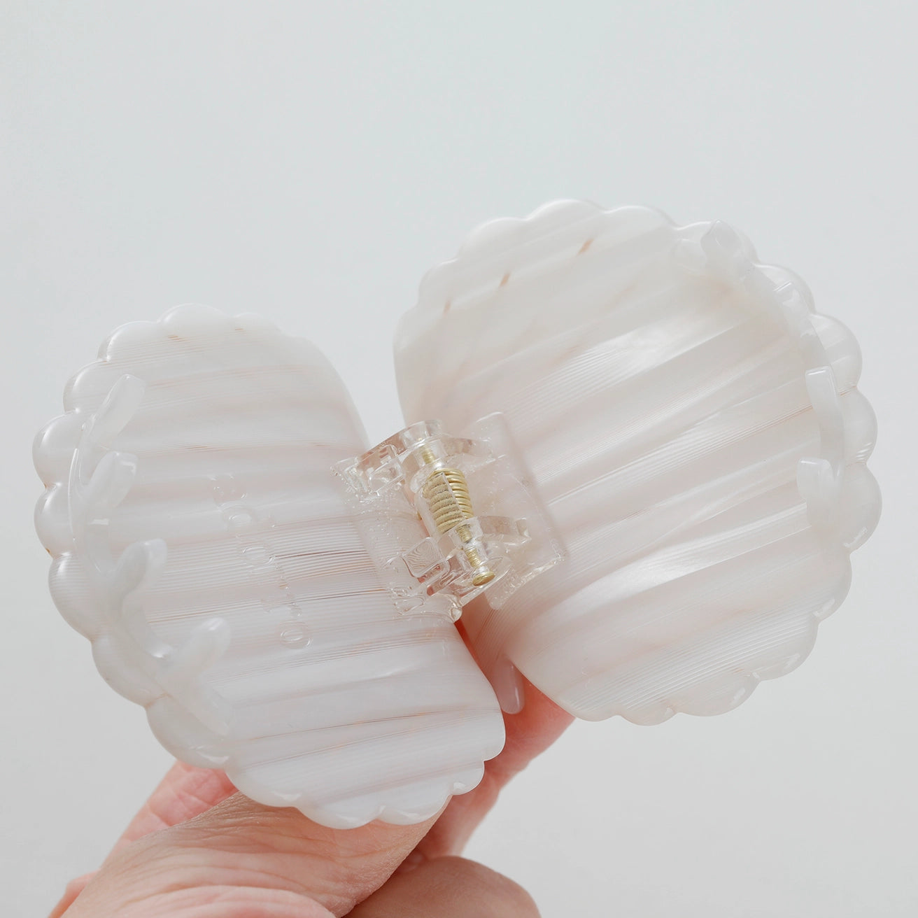 Opal Pearl Seashell Claw Clip