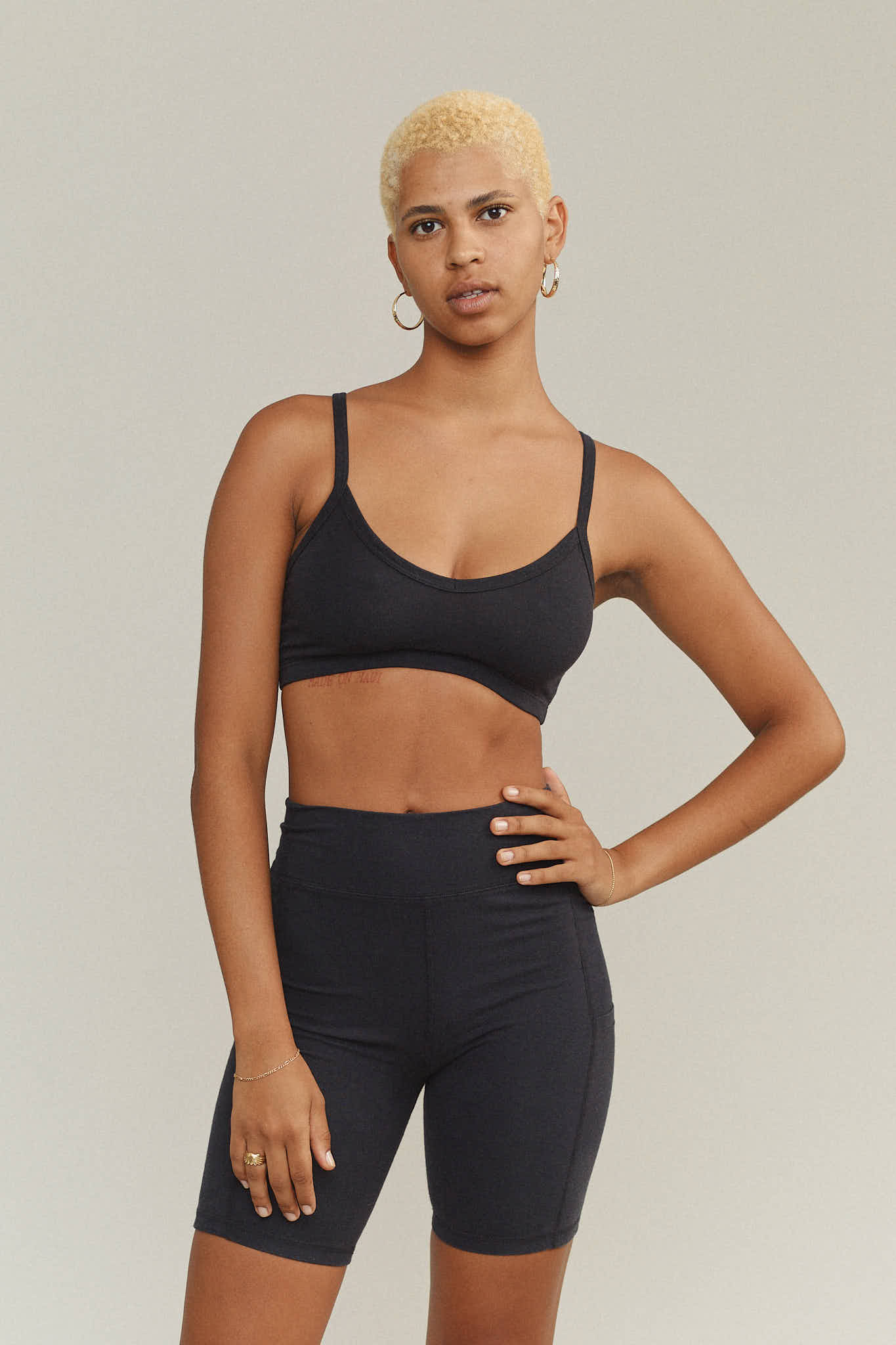 Black Hemp Bralette
