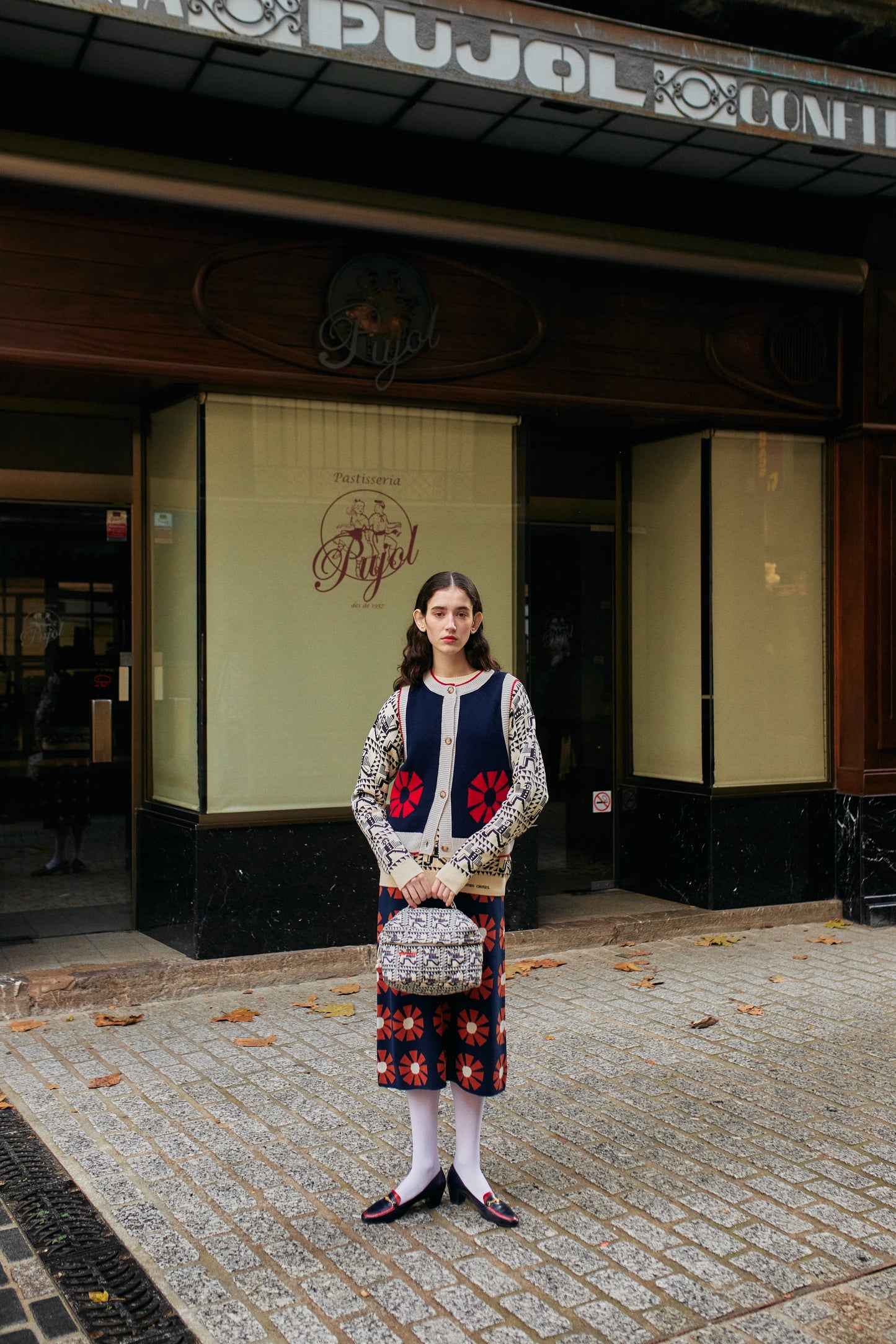 Flower Knitted Vest