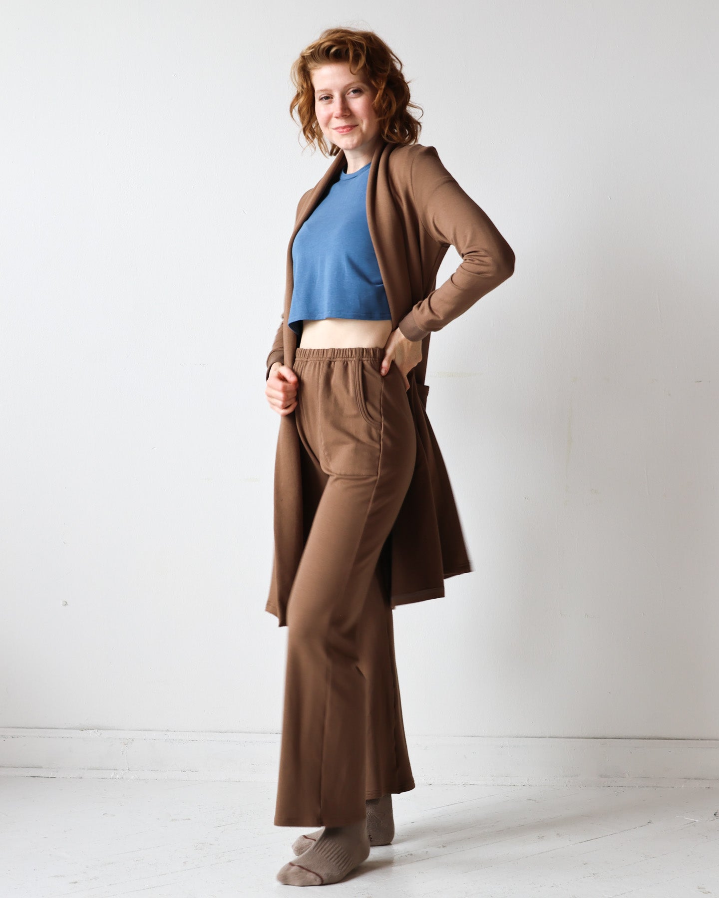 Peggy Car Coat - Mocha