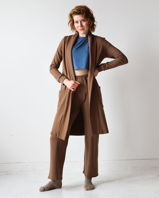 Peggy Car Coat - Mocha