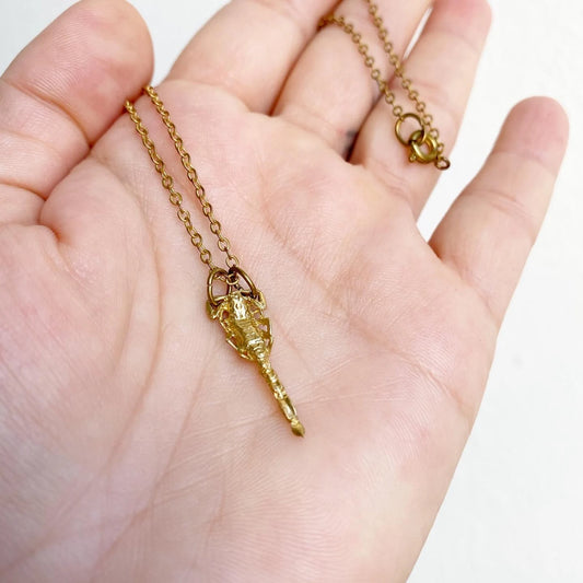 Tiny Scorpion Necklace