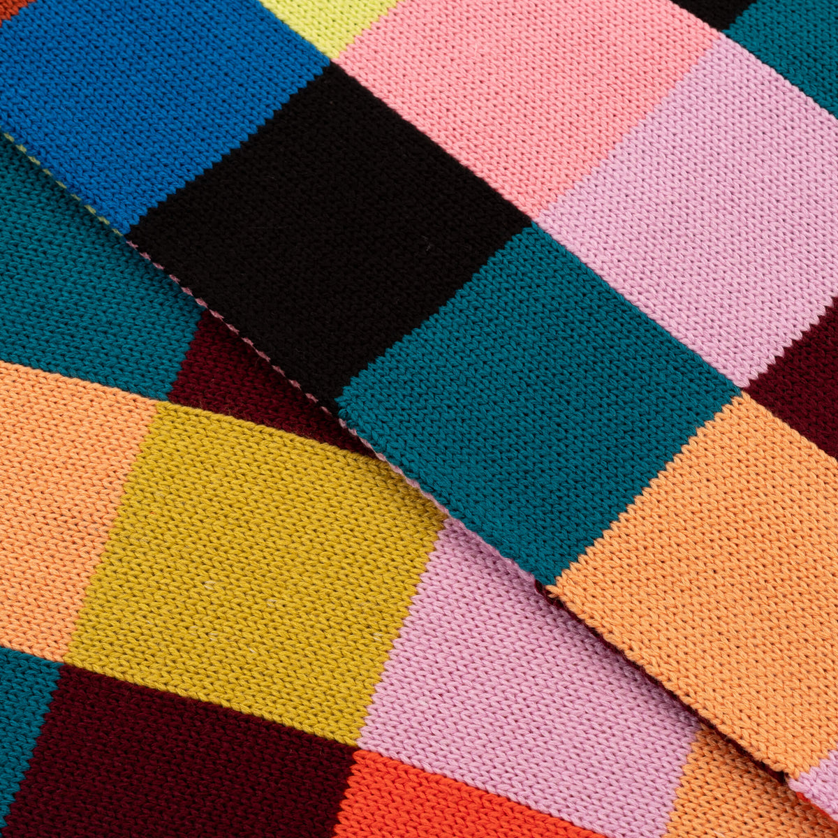 Color Patch Big Scarf - Sport