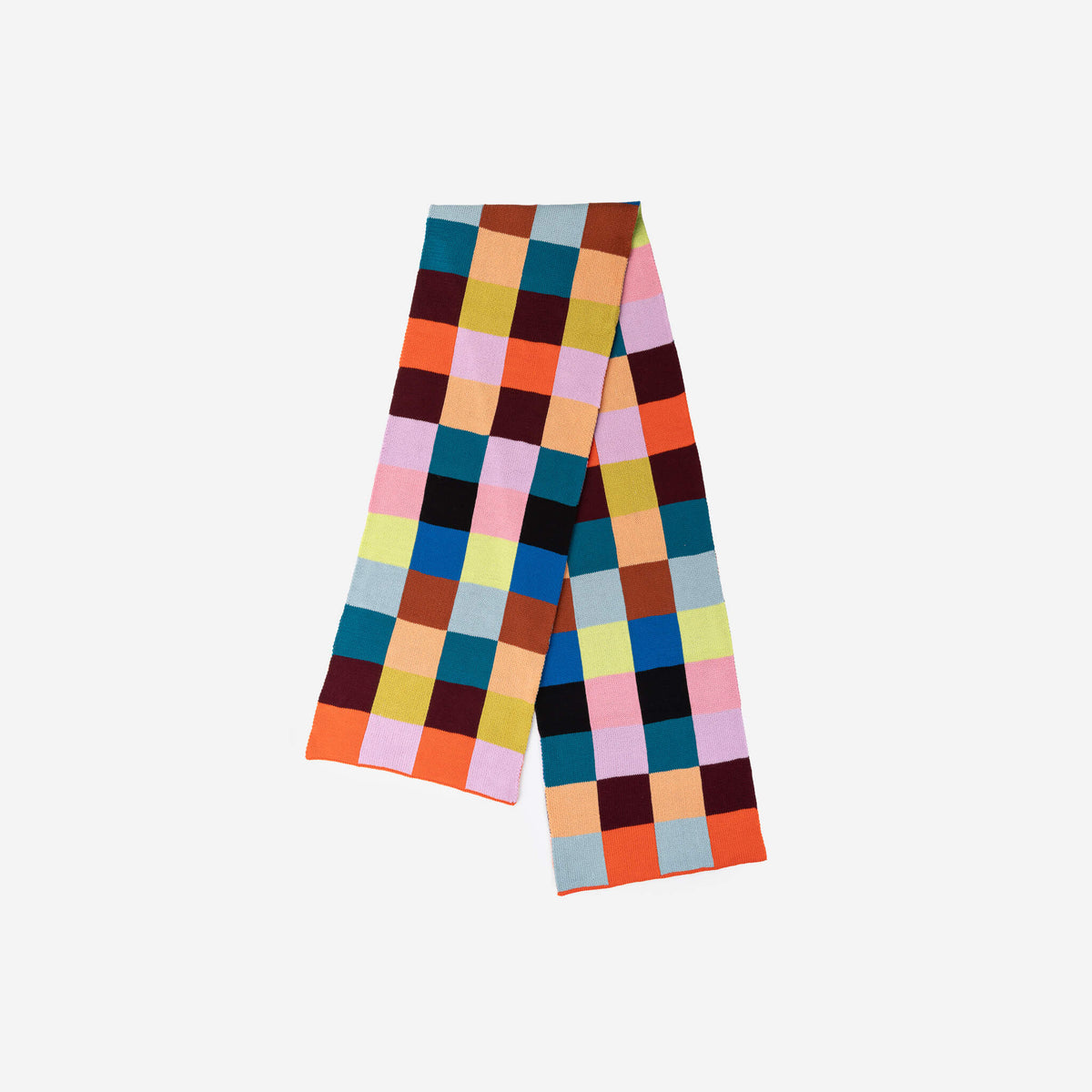 Color Patch Big Scarf - Sport