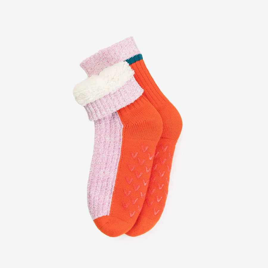 Color Ragg House Socks - Poppy Lilac