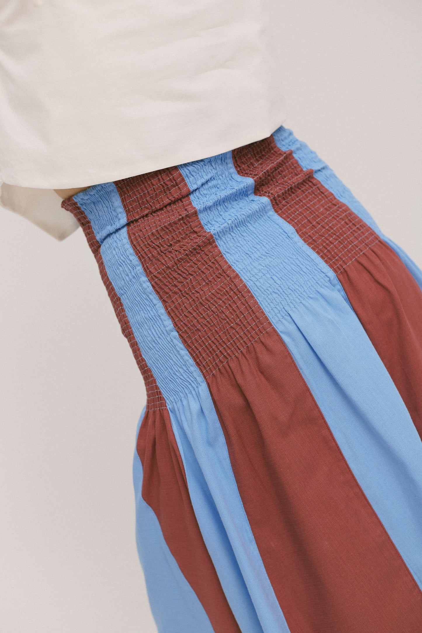 Cabana Stripes Maxi Skirt