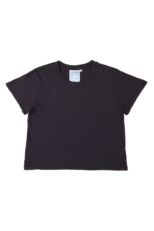 Cropped Ojai Tee in Black