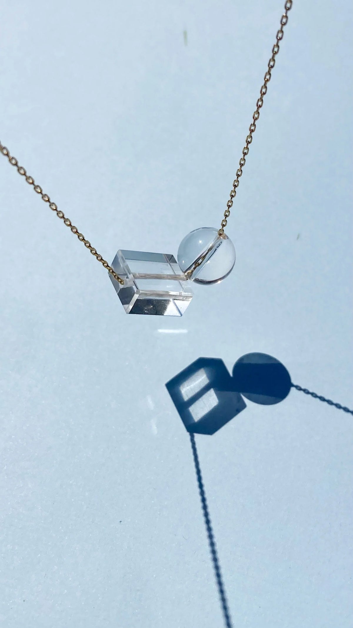 Limited Edition Crystal Quartz Balance Necklace