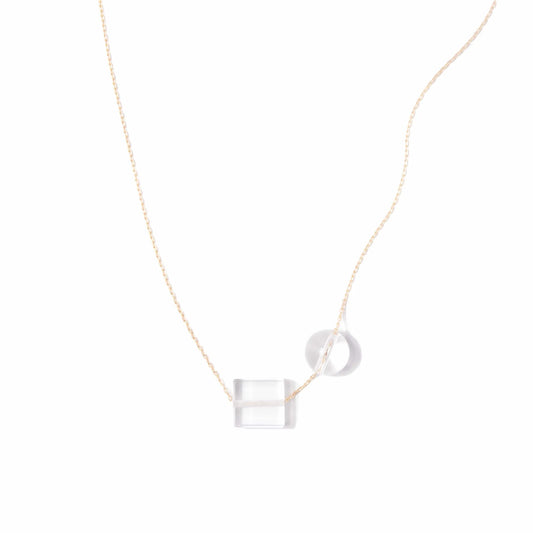 Limited Edition Crystal Quartz Balance Necklace