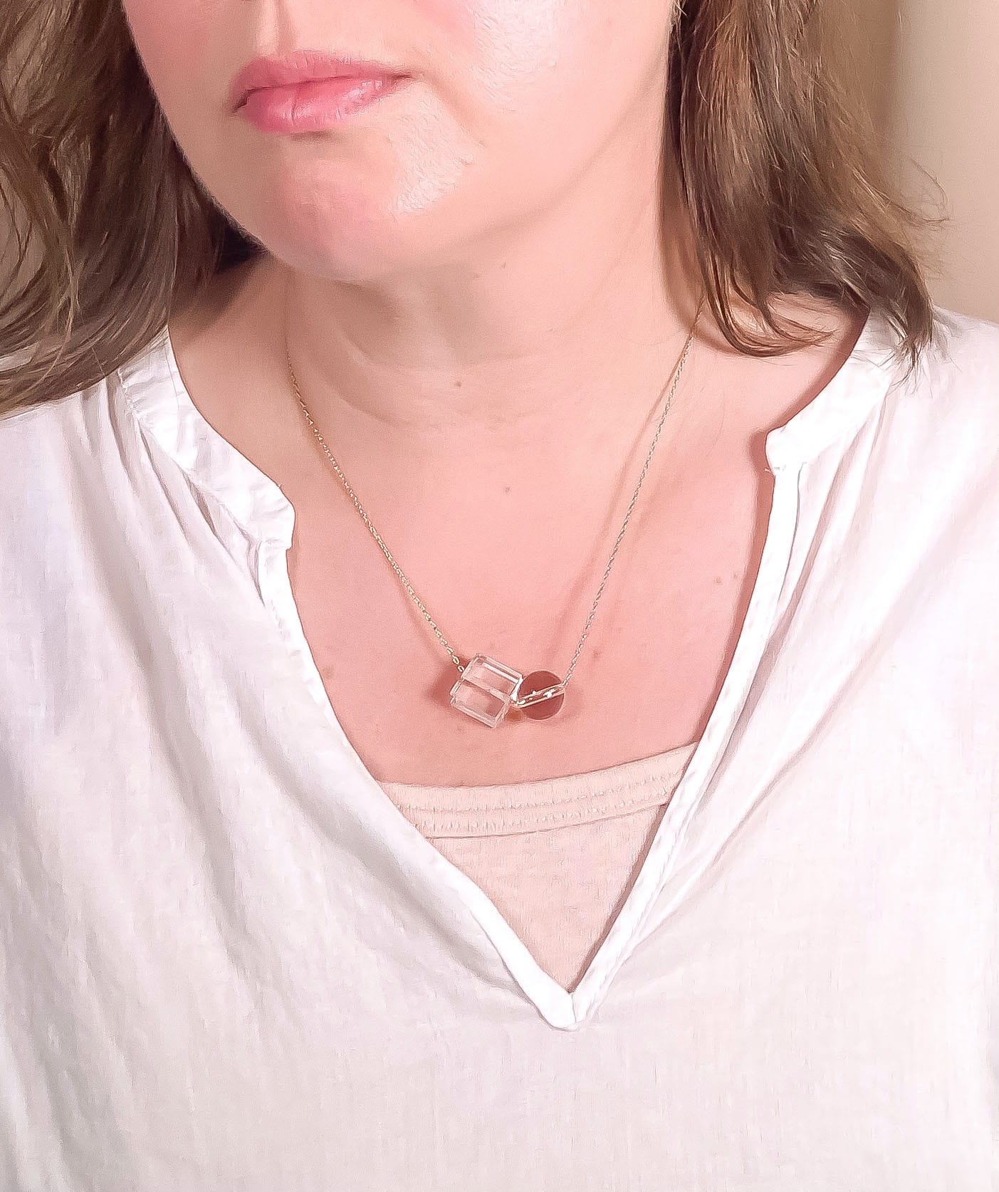 Limited Edition Crystal Quartz Balance Necklace