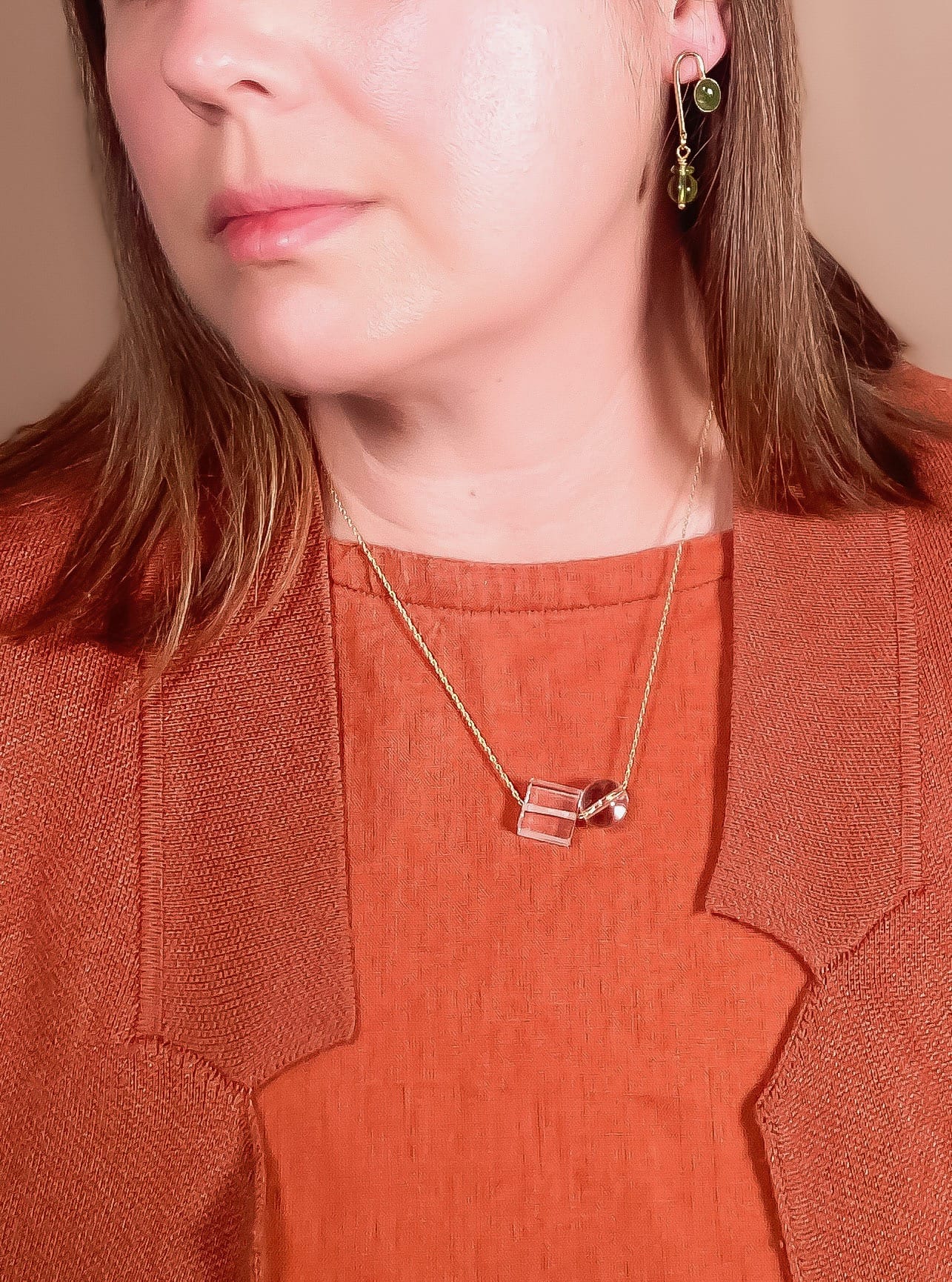 Limited Edition Crystal Quartz Balance Necklace