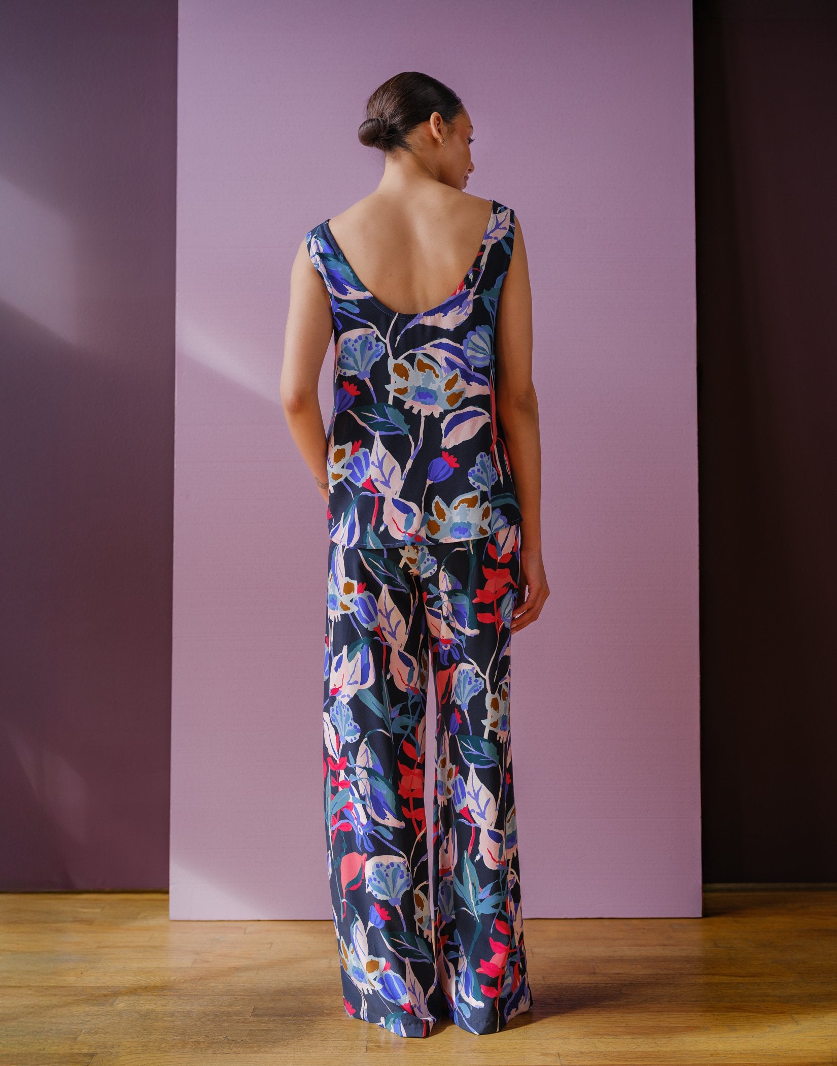 Luzon Pants in Midnight Ruby