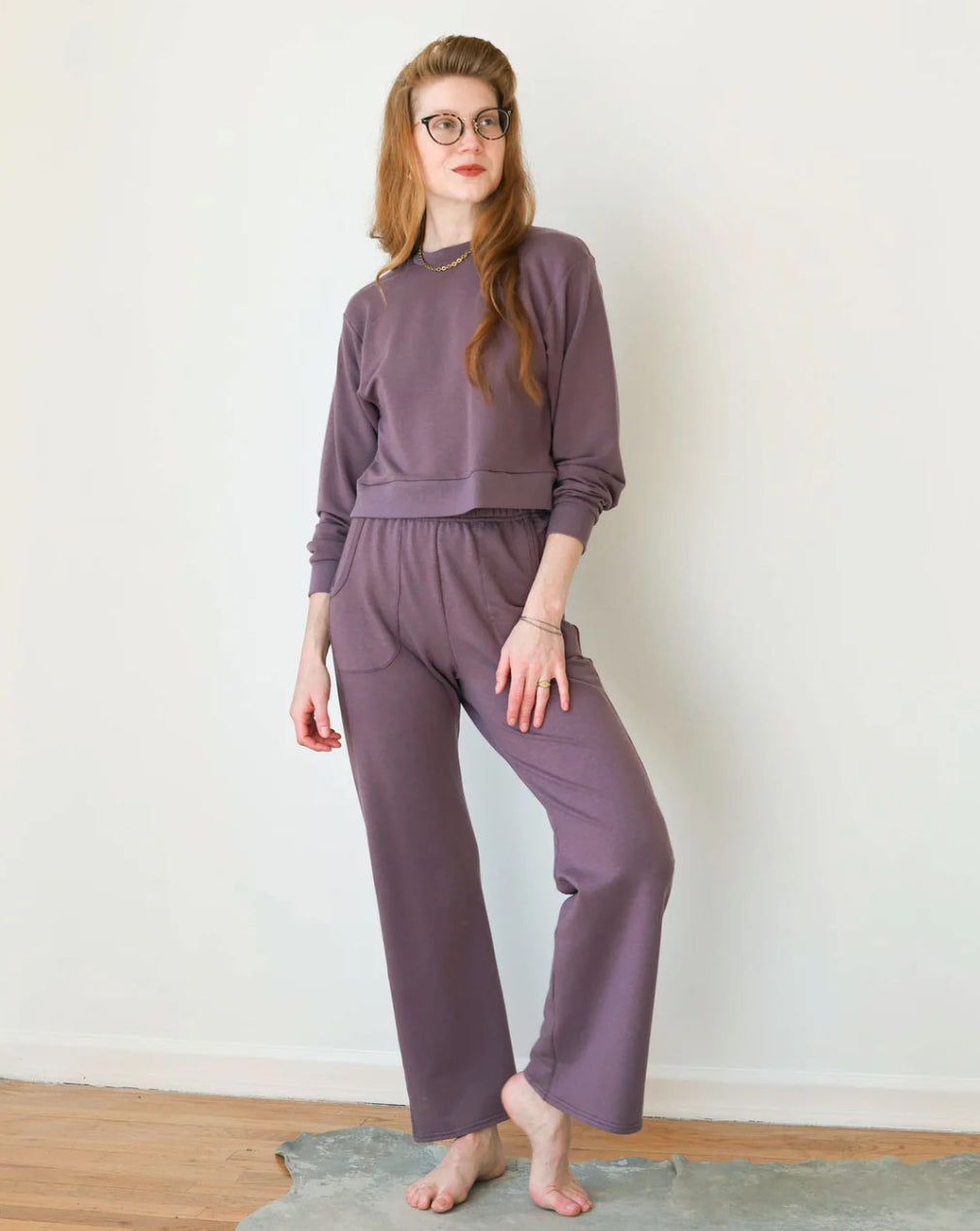 Ilana Crewneck -Lavender