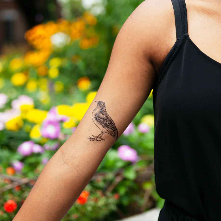 Flora and Fauna Tattoo Set