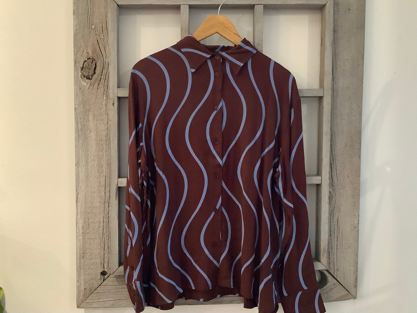 Psiodelic Stripes All Over Fluid Shirt