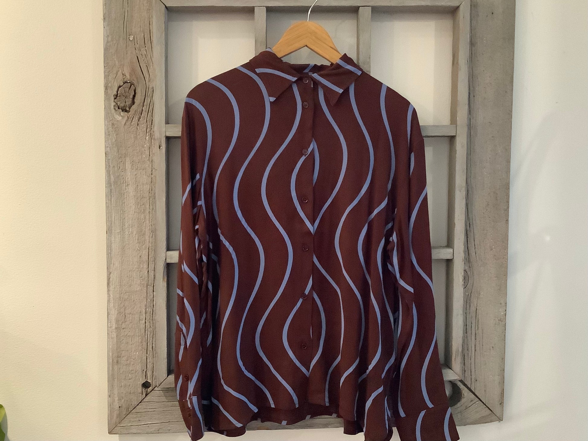 Psiodelic Stripes All Over Fluid Shirt