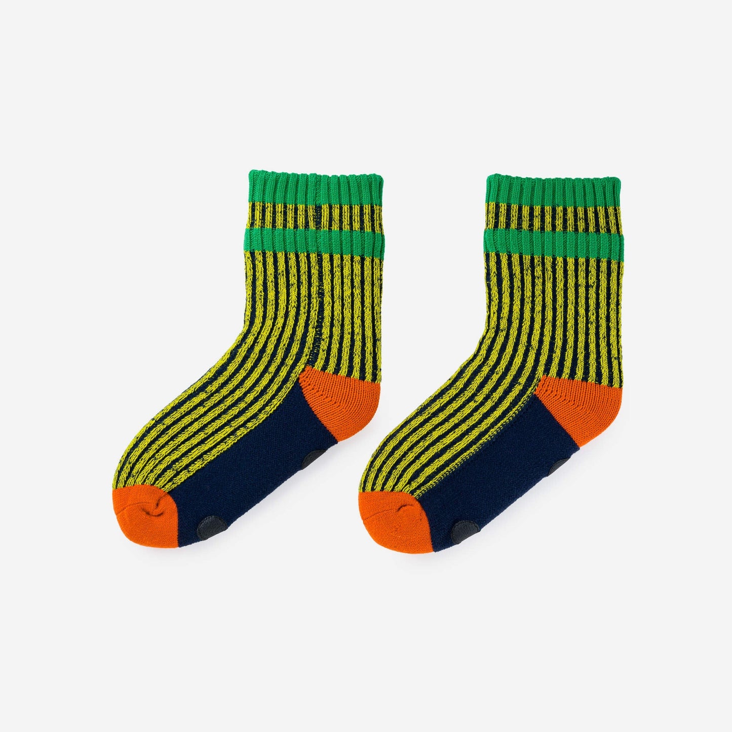 Gym House Socks - Yellow Navy