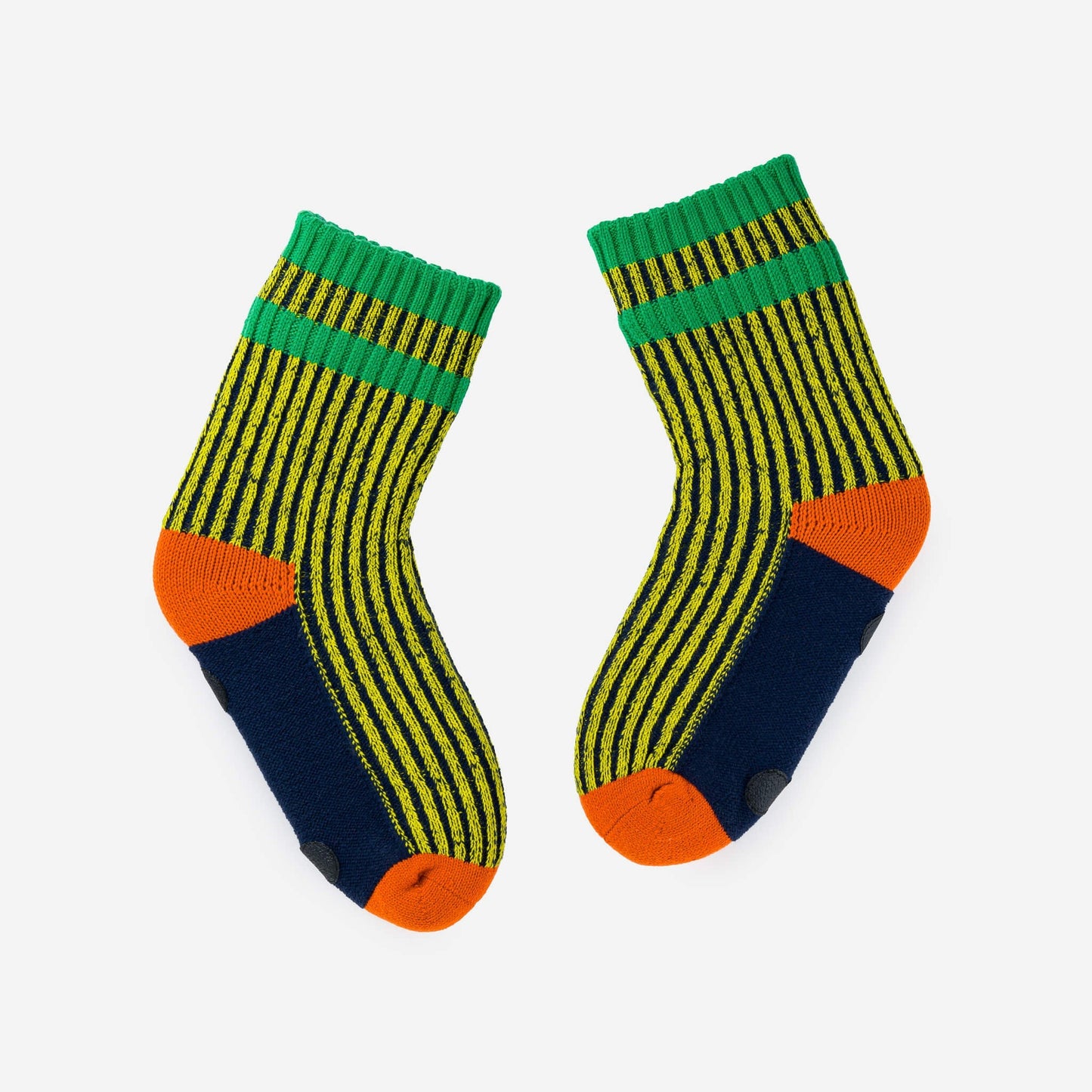 Gym House Socks - Yellow Navy
