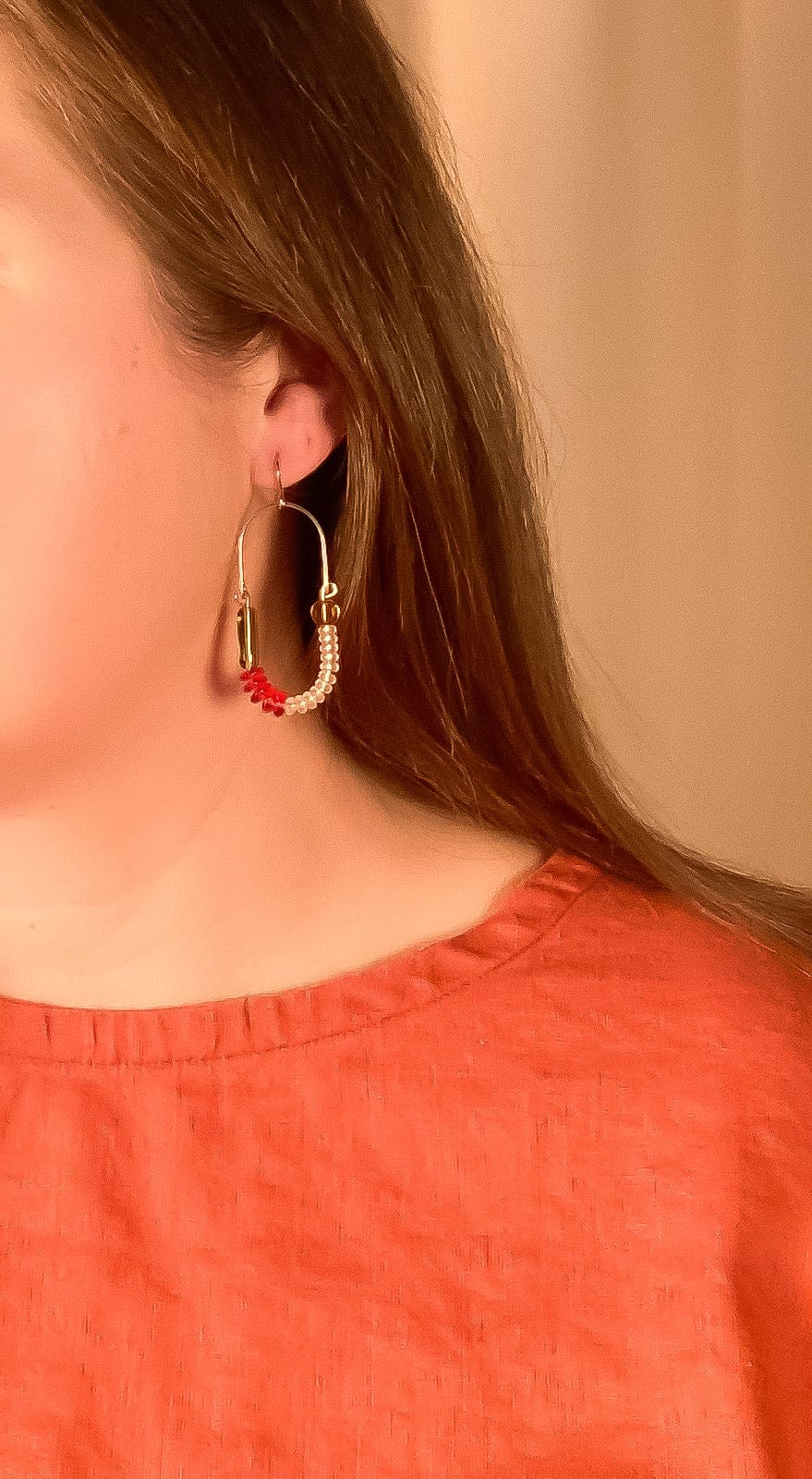 Balance Earrings - Hyacinth, Rose, Olive and Topaz