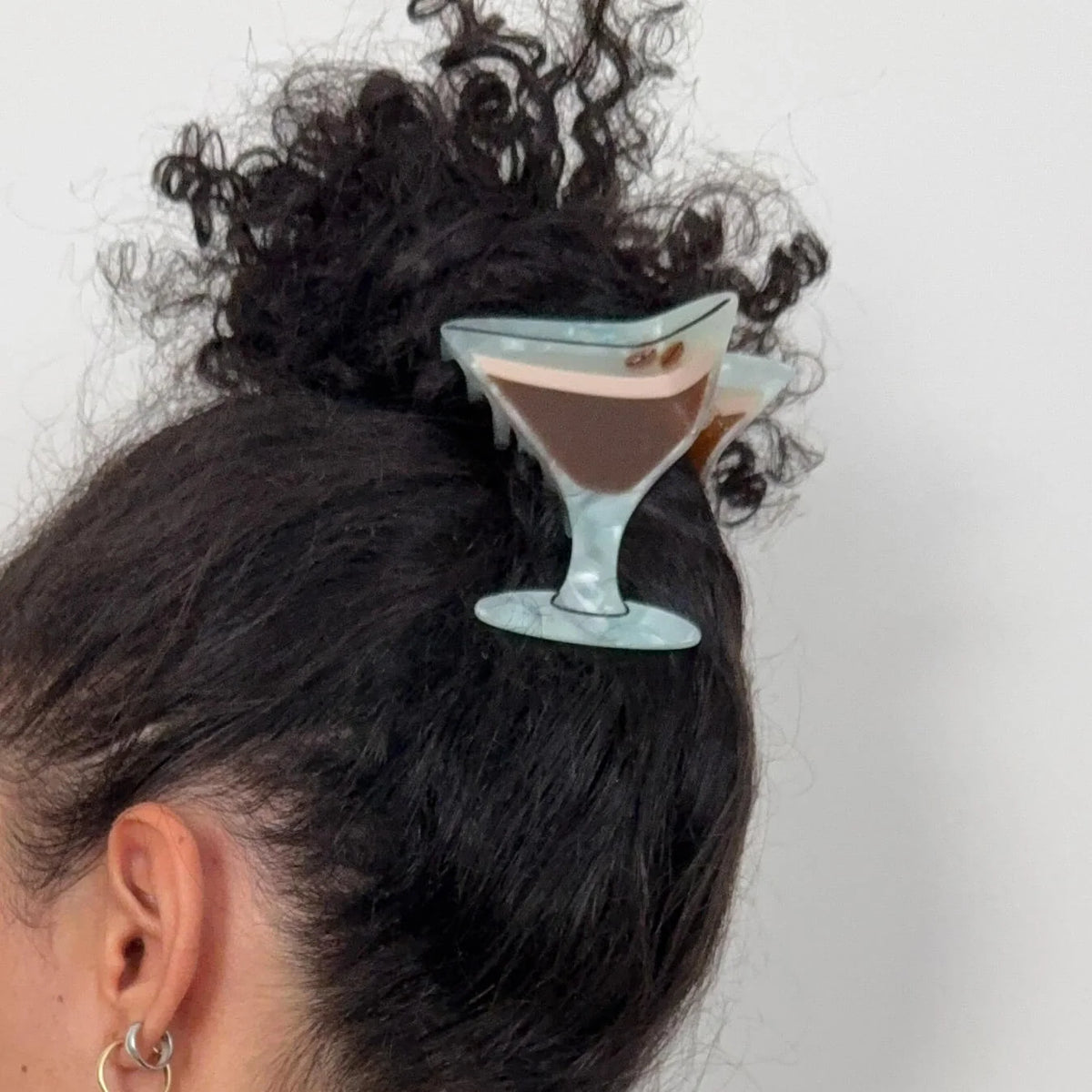Large Espresso Martini Hair Claw