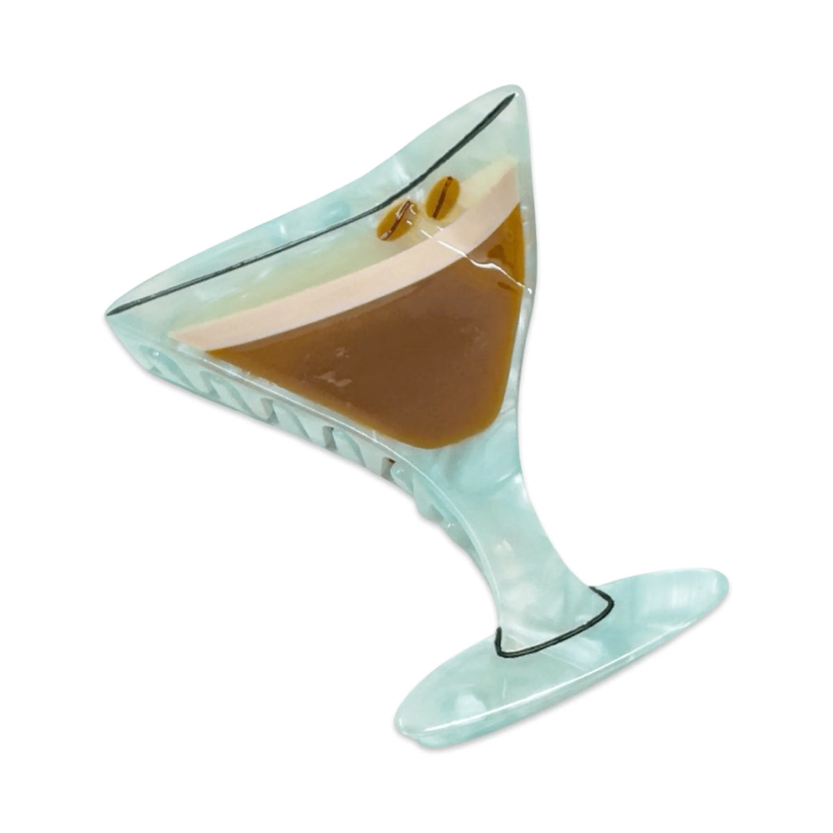 Large Espresso Martini Hair Claw