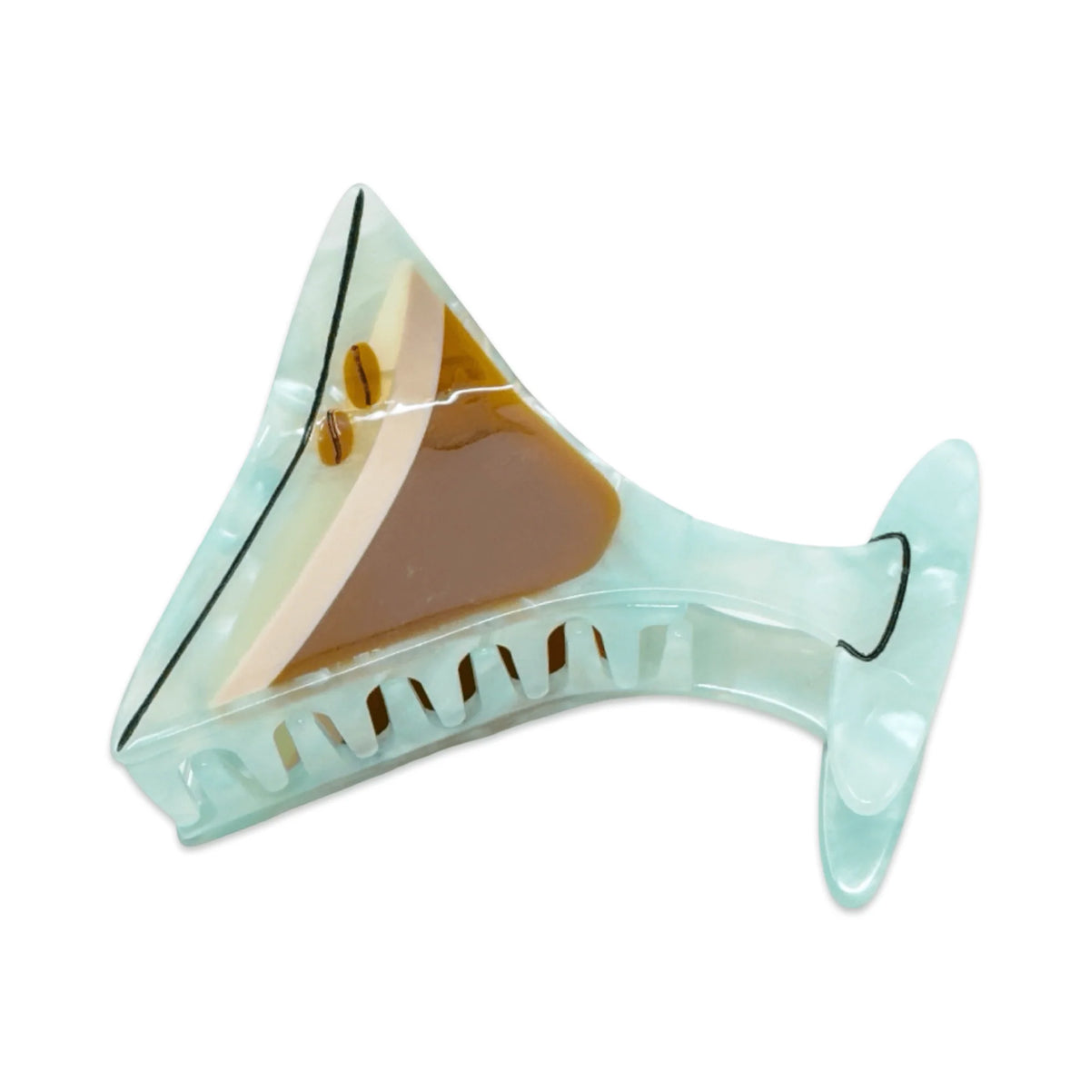 Large Espresso Martini Hair Claw