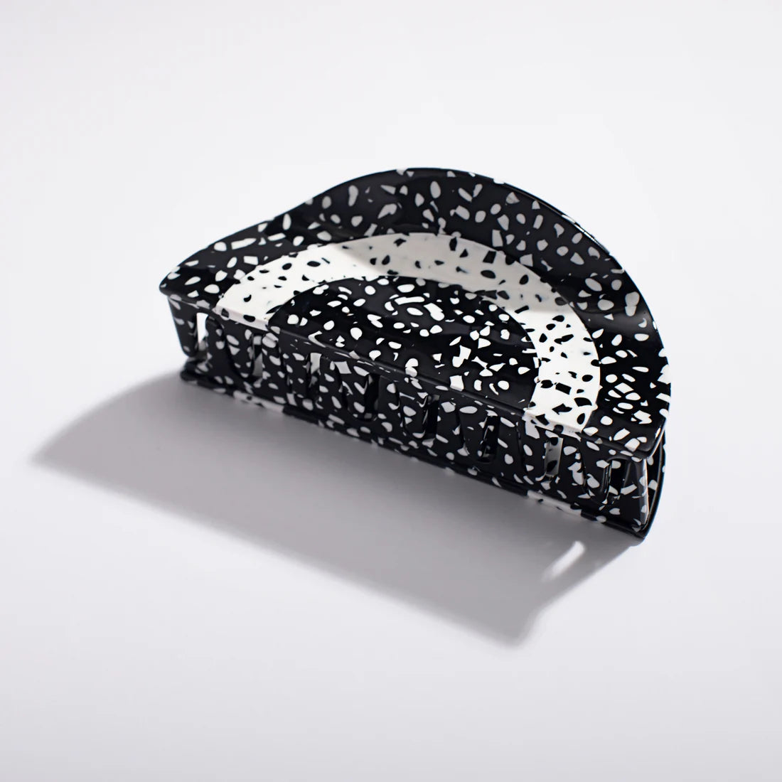 Black & White Rainbow Hair Claw