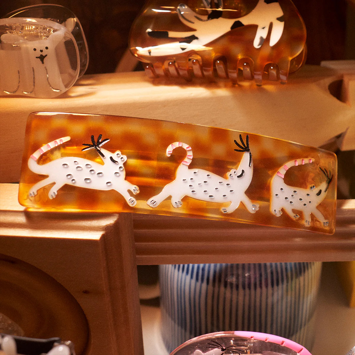 Three Nice Mice French Barrette