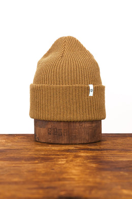 Dark Goldenrod Upcycled Cotton Watchcap