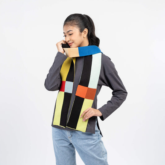 Chroma Skinny Scarf - Black