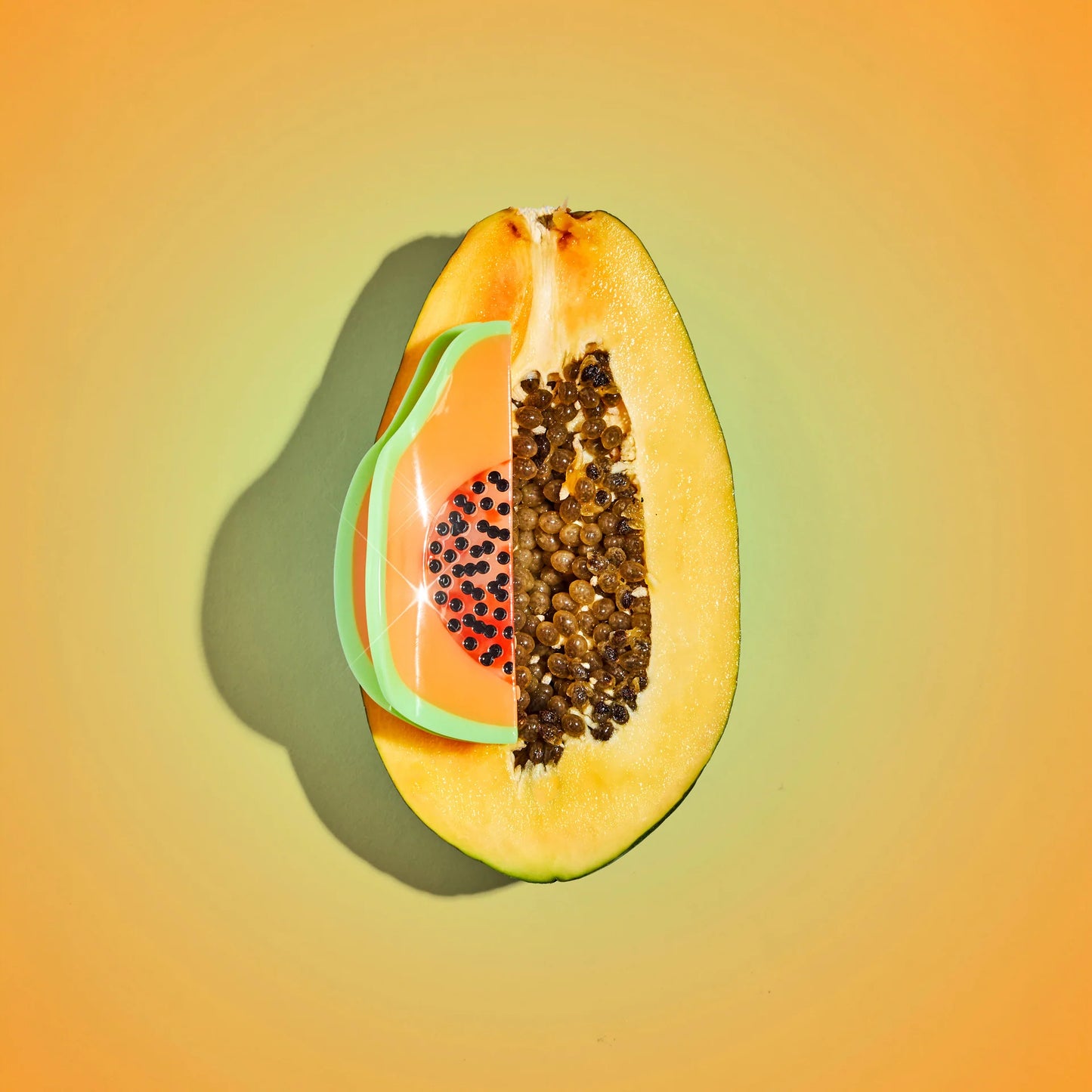 Large Papaya Hair Claw