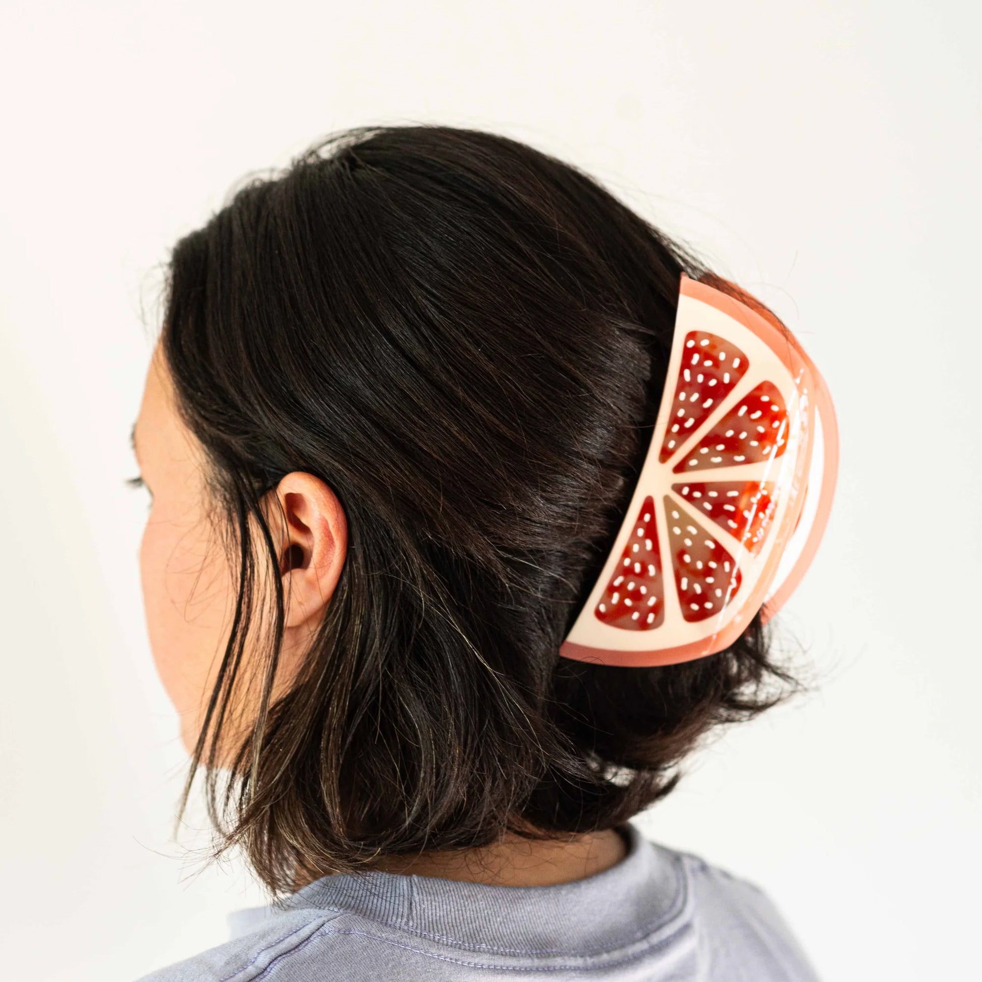 XL Grapefruit Hair Claw