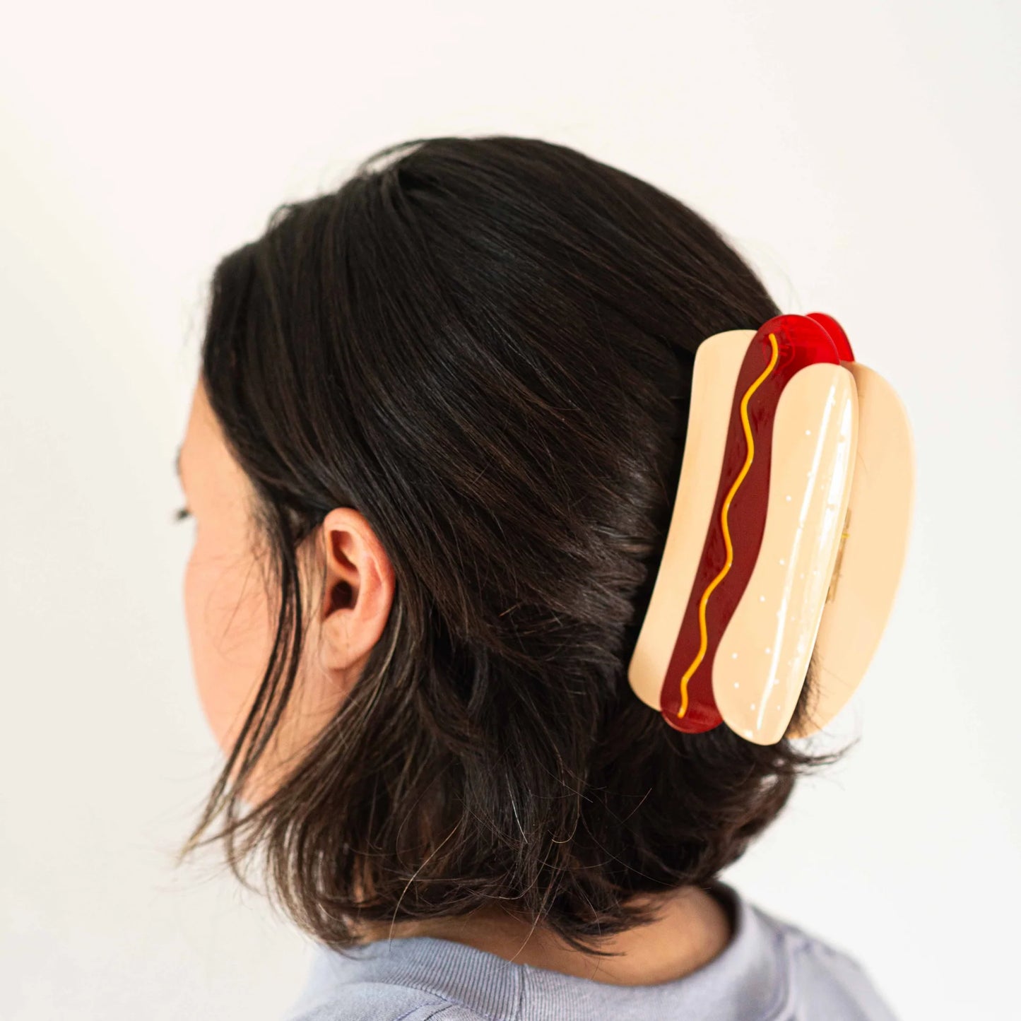 XL Hotdog Hair Claw