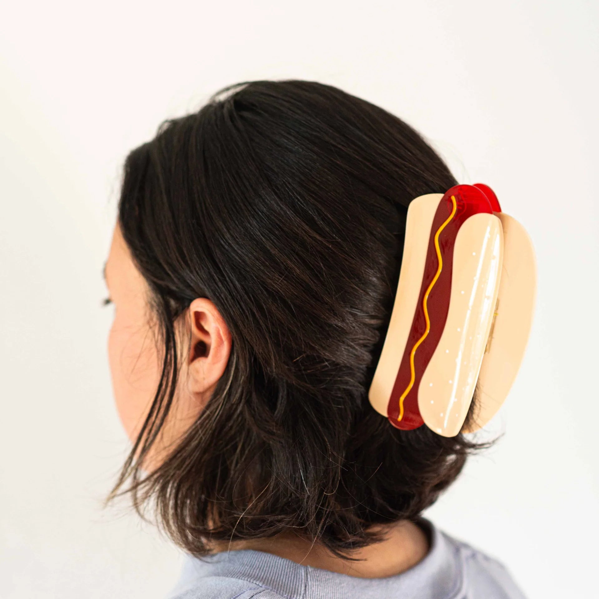 XL Hotdog Hair Claw