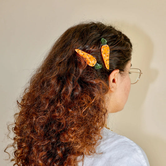 Carrot Hair Clips