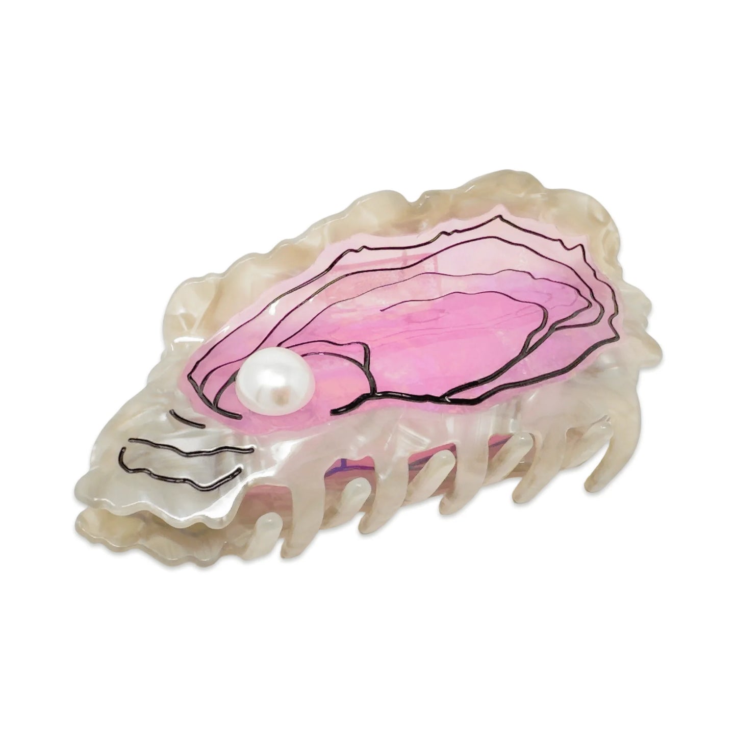 Large Oyster Hair Claw
