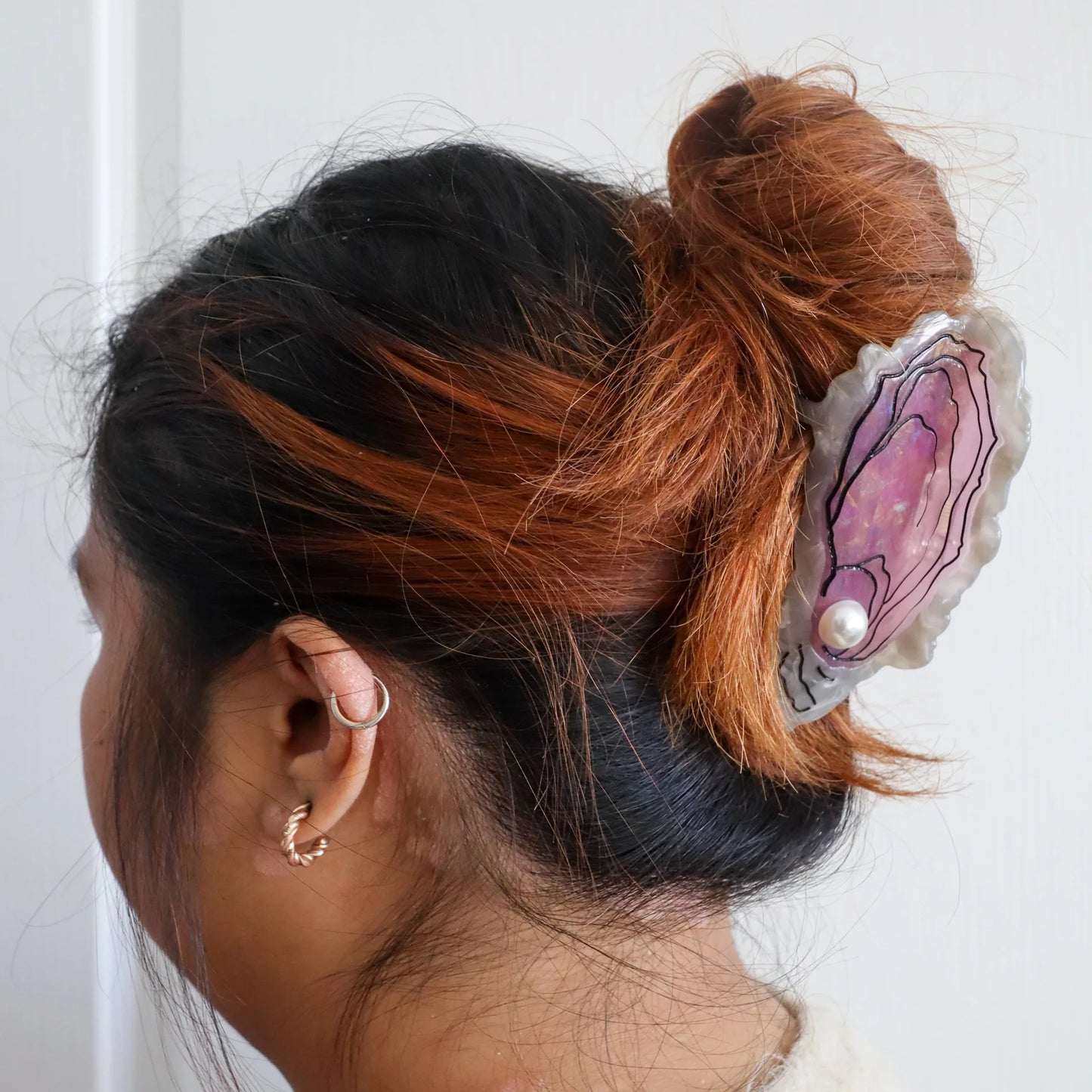 Large Oyster Hair Claw